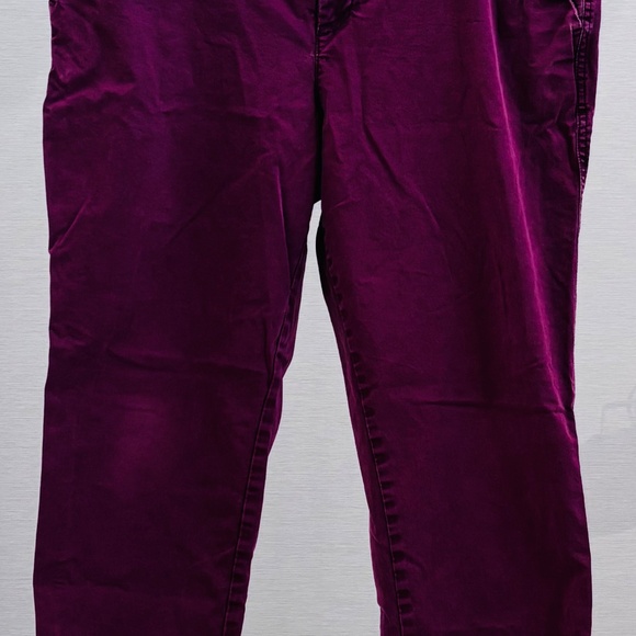 Burgundy Girlfriend Chinos from the Gap - Picture 2 of 6